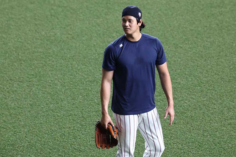 侍ジャパンの大谷翔平【写真： 加治屋友輝】