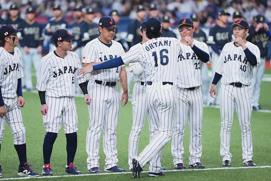 侍ジャパン【写真：小林靖】