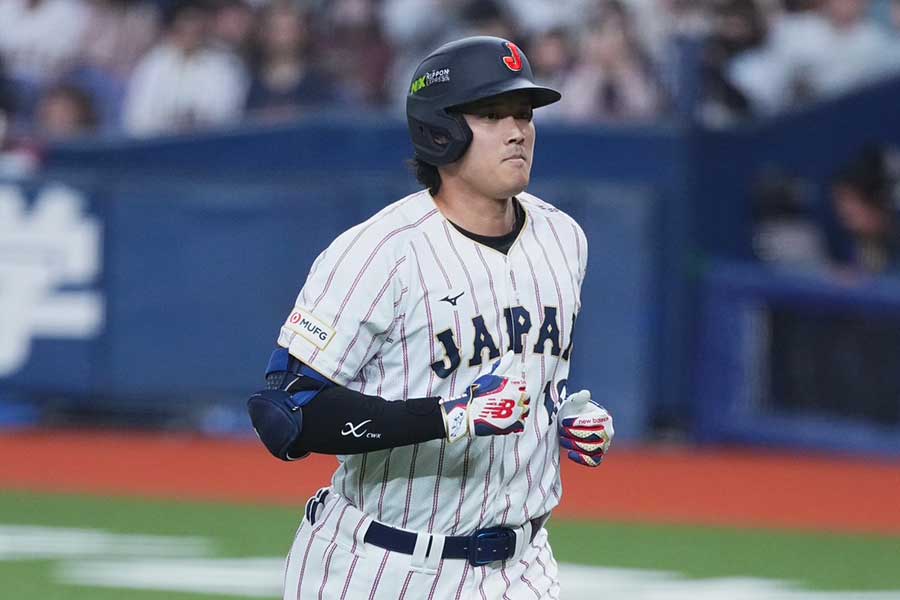 2番・DHで出場した大谷翔平【写真:小林靖】