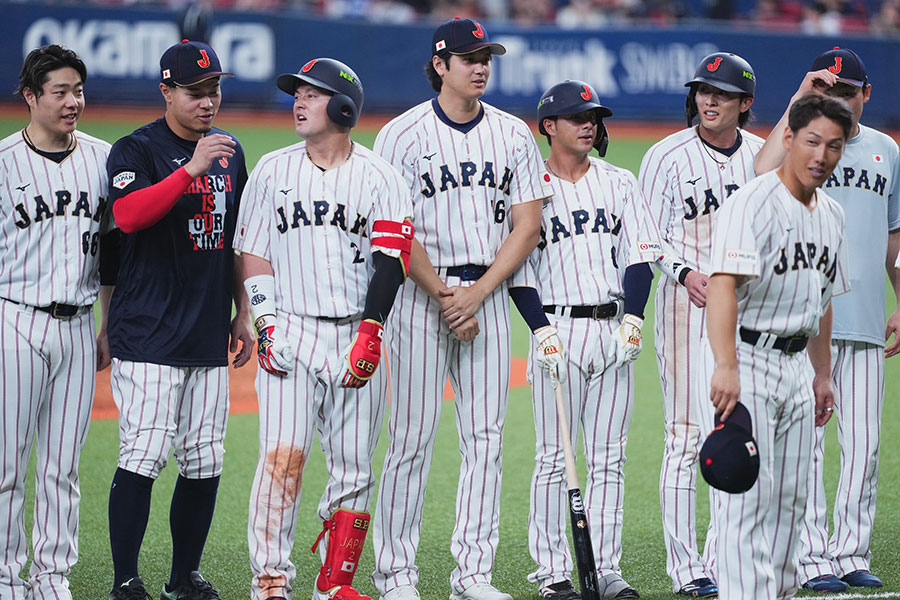 オリックスとの強化試合で敗れた侍ジャパン【写真:小林靖】