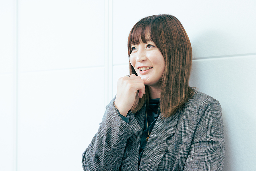 柔道の裾野を広げる活動に興味があると語る角田さん【写真：松橋晶子】