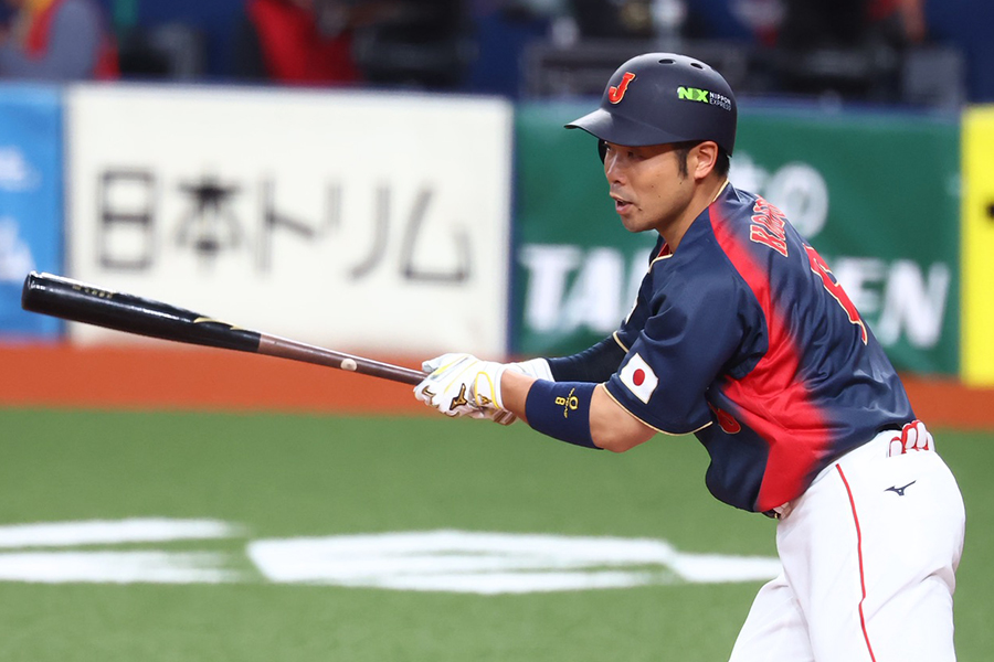 3打数2安打1打点の活躍をあげた近藤健介【写真：加治屋友輝】