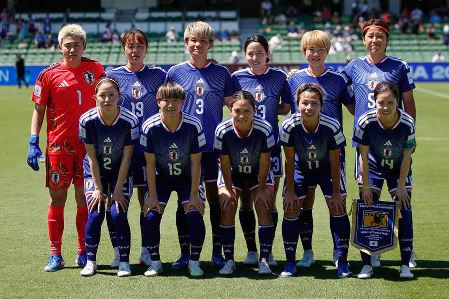 チャイニーズ・タイペイと対戦したなでしこジャパン【写真：AP/アフロ】