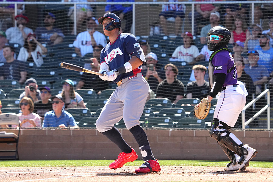 豪快な本塁打を放ったWBC米国代表のアーロン・ジャッジ【写真:ロイター】