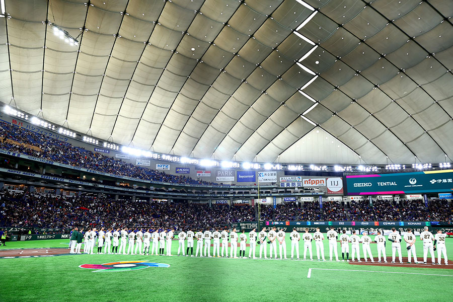 平日昼間に東京ドームが満員となる衝撃の光景が広がった【写真: 加治屋友輝】