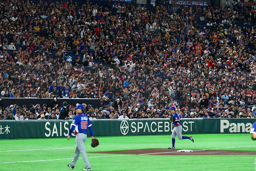 台湾―オーストラリア戦、試合前の練習での出来事が海外で話題【写真： 加治屋友輝】