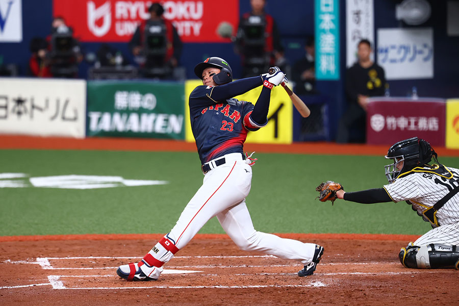 WBC初出場の森下翔太に脚光【写真：加治屋友輝】