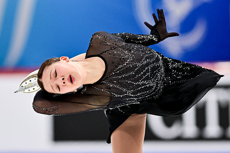 3位の豪州・石崎波奈はSPのメダルセレモニーに現れず…【写真：Raniero Corbelletti/アフロ】