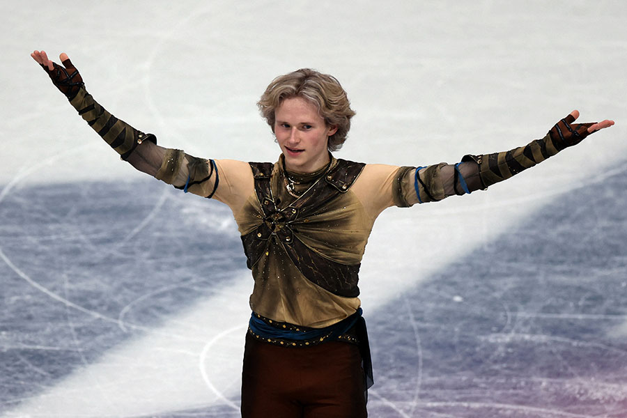 フェアプレー賞に選出されたイリア・マリニン【写真：ロイター】