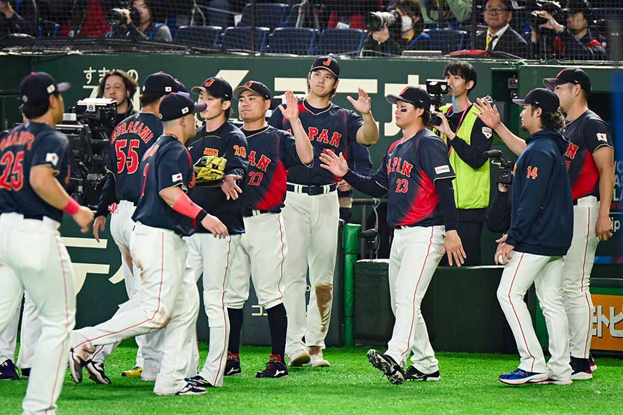侍ジャパン【写真：中戸川知世】