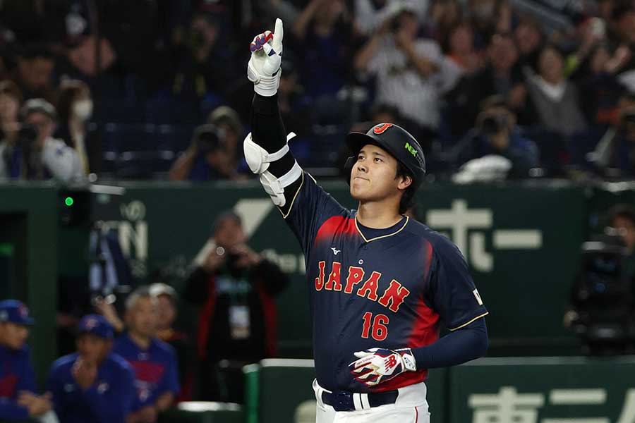 満塁ホームランを放った大谷翔平【写真：ロイター】