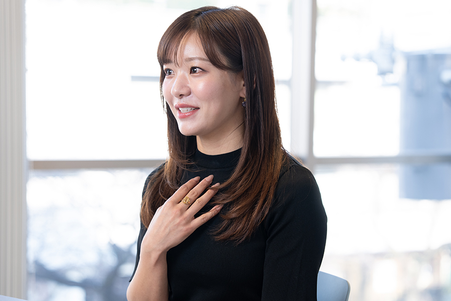 「結婚したら強くなれる」の考えには疑問と語る吉田【写真：増田美咲】