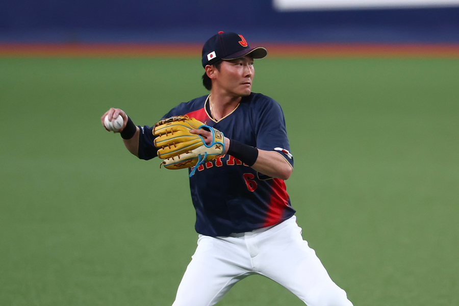 侍ジャパンの源田壮亮【写真：加治屋友輝】