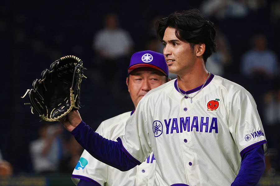 沢山はブラジルには独自の野球があると感じている【写真：羽鳥慶太】