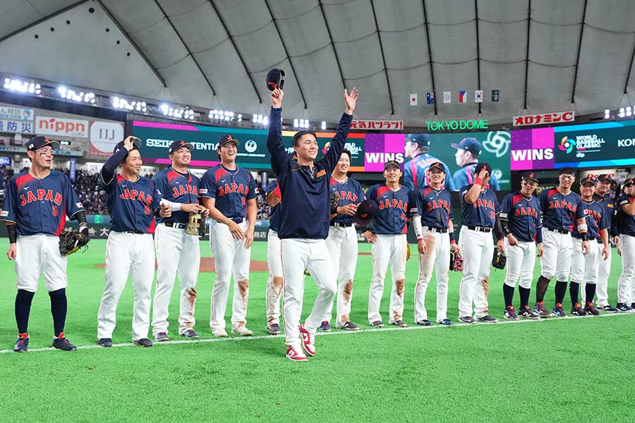 台湾戦で7回コールド勝ちした侍ジャパン【写真：Getty Images】
