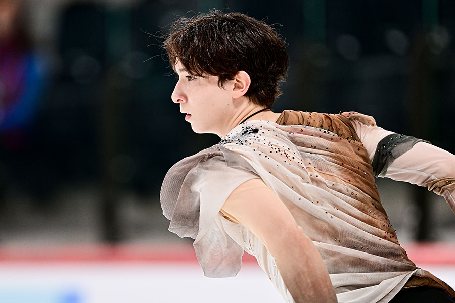 世界ジュニア選手権で連覇を達成した中田璃士【写真：Raniero Corbelletti/アフロ】