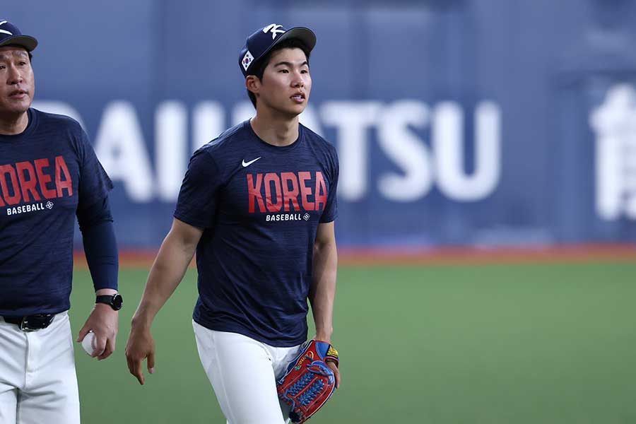 韓国のキム・ヘソン【写真： 加治屋友輝】