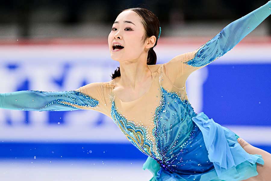 世界ジュニア選手権で優勝した島田麻央【写真：Raniero Corbelletti/アフロ】