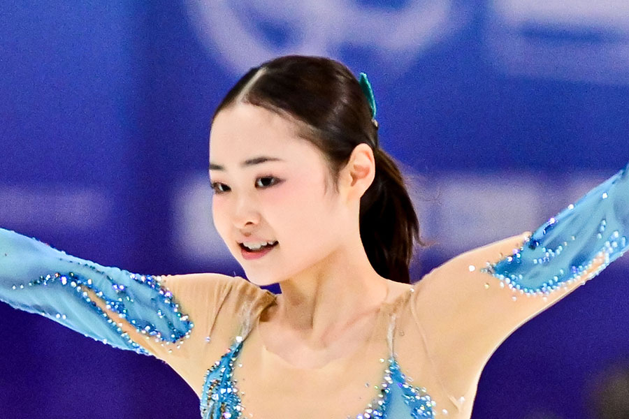 4連覇を達成した島田麻央【写真：Raniero Corbelletti/アフロ】