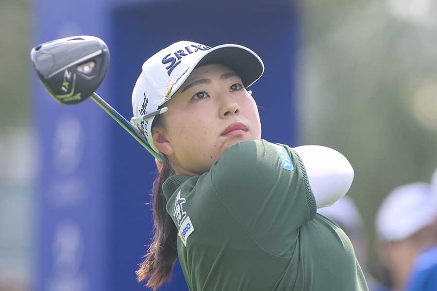 ブルー・ベイLPGAに出場する竹田麗央【写真：新華社/アフロ】