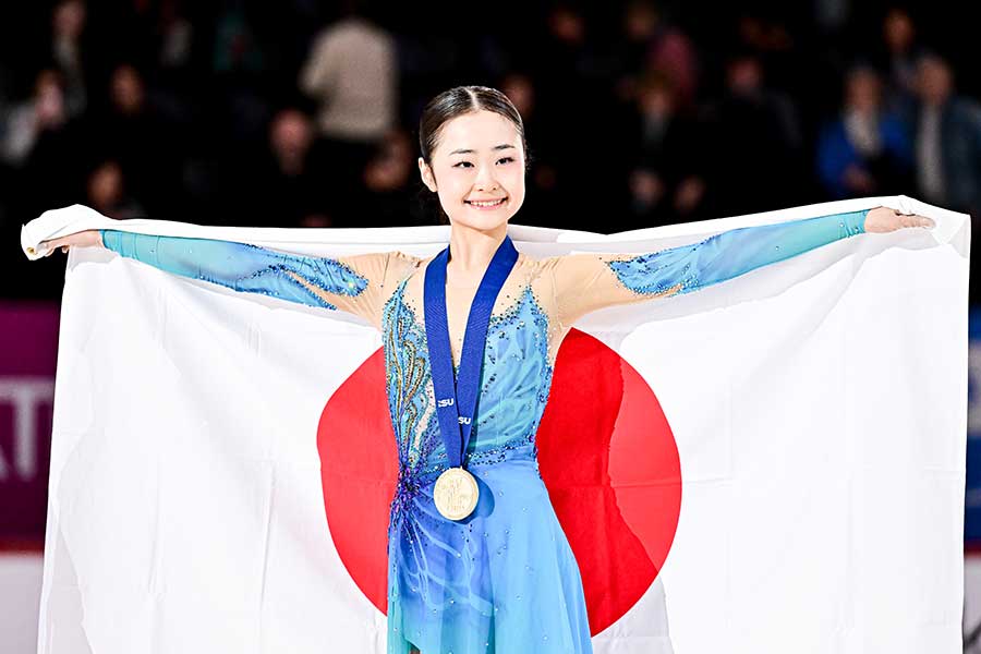 史上初の4連覇を達成した島田麻央【写真：Raniero Corbelletti/アフロ】