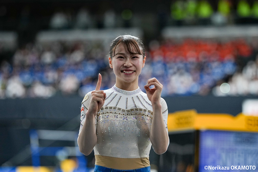 今の一番大きな目標は、体操のショーの制作だと明かした杉原【写真:本人提供】