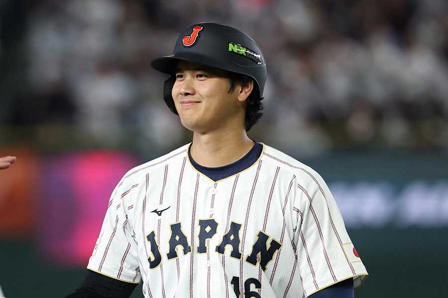 オーストラリア戦に出場した大谷翔平【写真：ロイター】