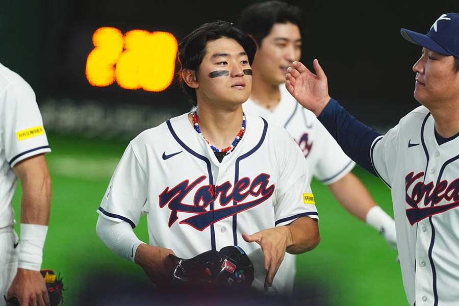 韓国代表のキム・ドヨン【写真：小林靖】