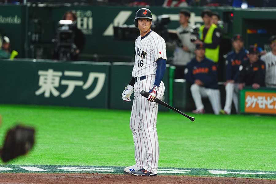 侍ジャパンの大谷翔平【写真：小林靖】