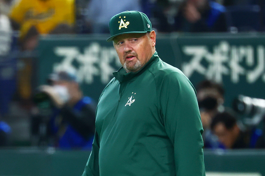 韓国戦を指揮したデービッド・ニルソン監督【写真:小林靖】