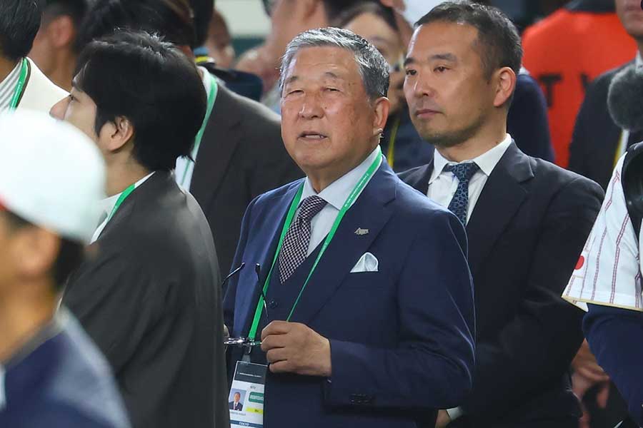 WBCチェコ戦、「Netflix」にゲスト出演した徳光和夫氏【写真：加治屋友輝】