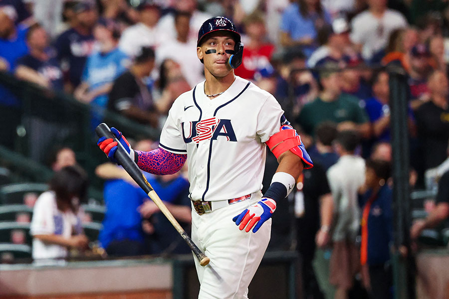 イタリア戦に出場した米国代表のアーロン・ジャッジ【写真：ロイター】