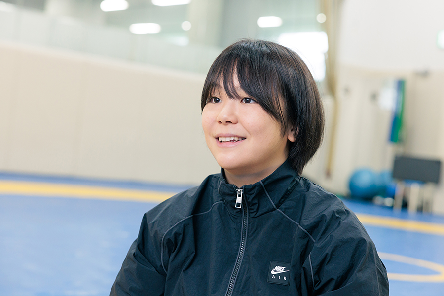 将来は指導者を目指す【写真：松橋晶子】