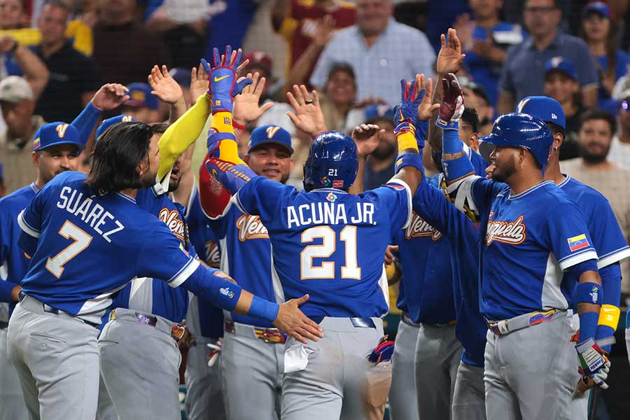 WBCに出場するベネズエラ代表【写真：ロイター】