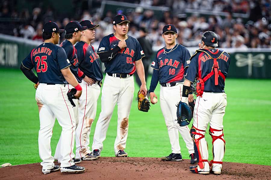 侍ジャパン【写真：中戸川知世】