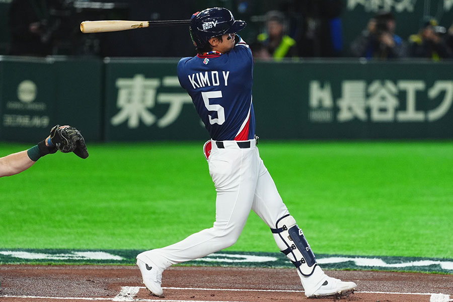WBC韓国代表のキム・ドヨン【写真：小林靖】