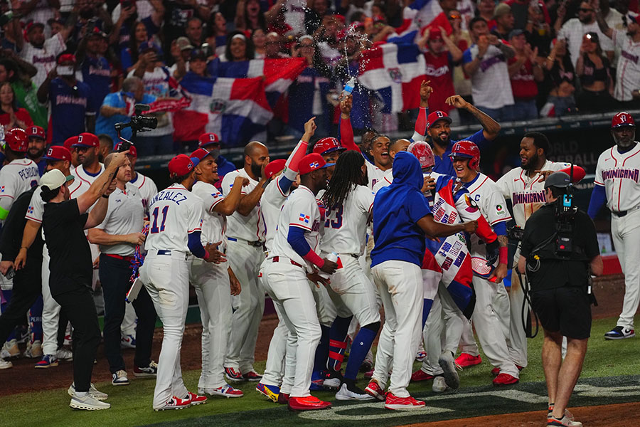 準決勝進出を果たしたWBCドミニカ共和国代表【写真：荒川祐史】