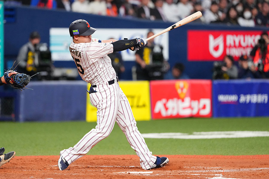 中日の細川成也（写真は2025年03月撮影）【写真：Getty Images】