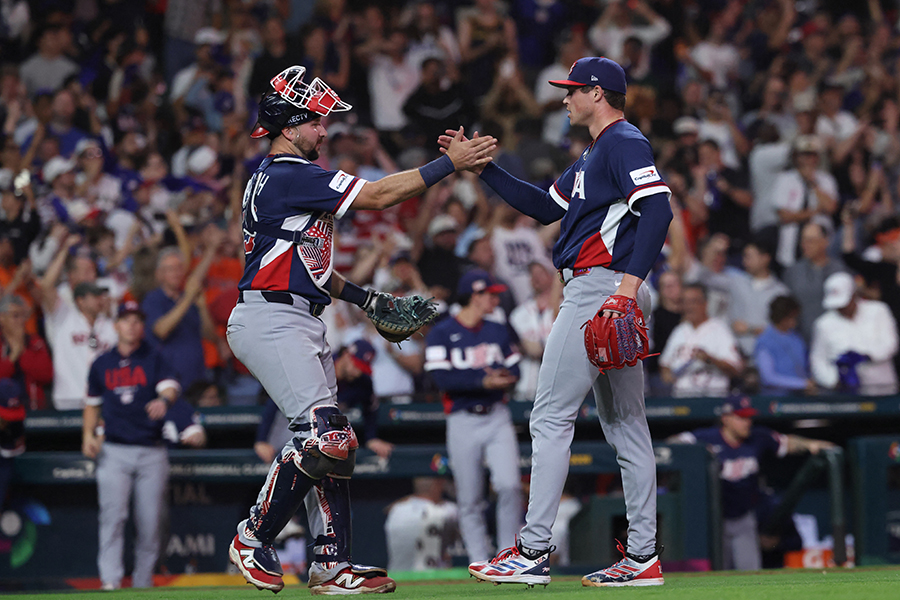 カナダに5-3で勝利した米国【写真:ロイター】