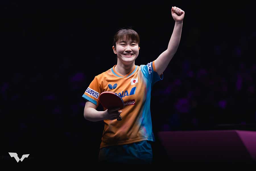 大藤沙月【写真：World Table Tennis提供】