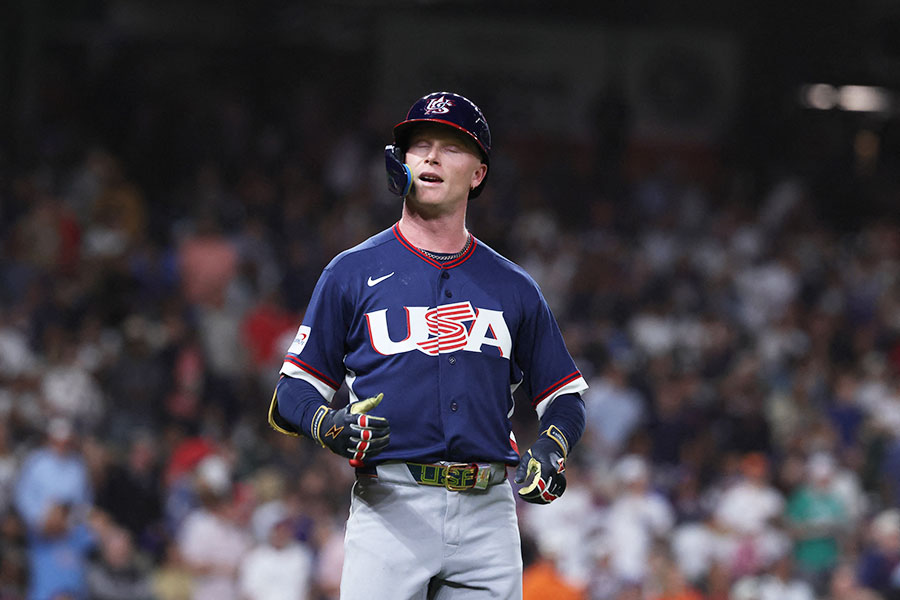 米国のピート・クロウ=アームストロング【写真:ロイター】