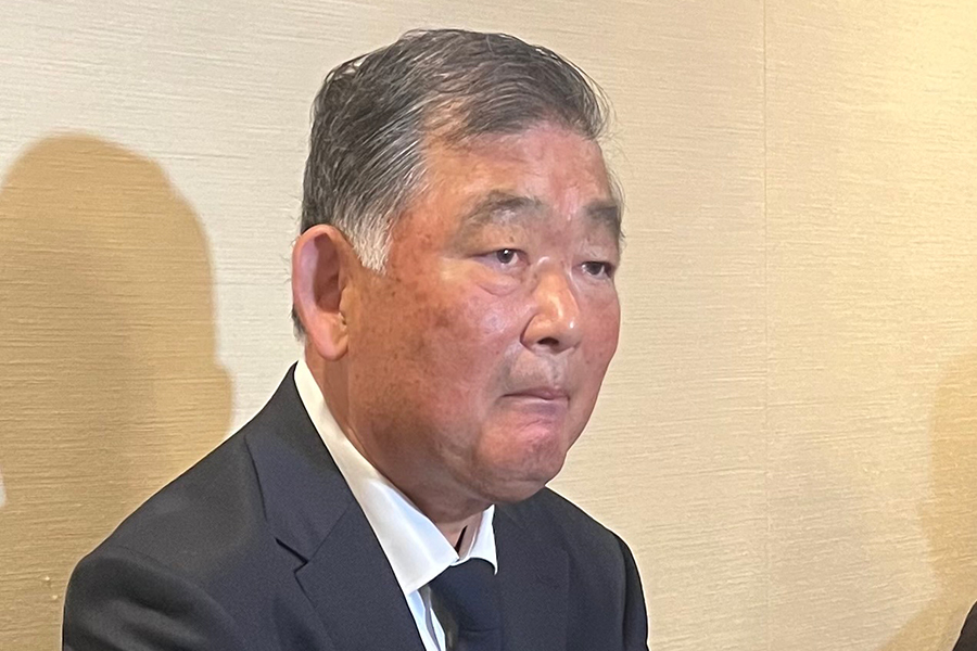 取材に応じた中嶋常幸【写真:編集部】