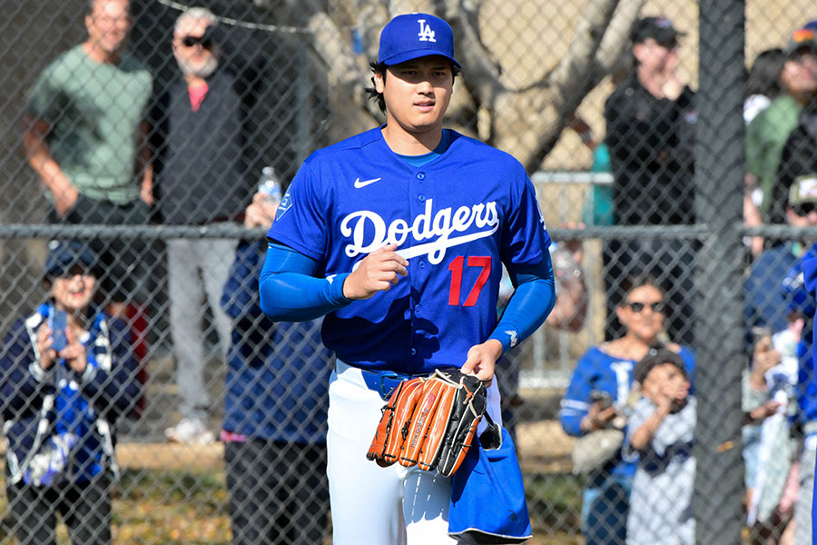 チームに合流した大谷翔平【写真：ロイター】