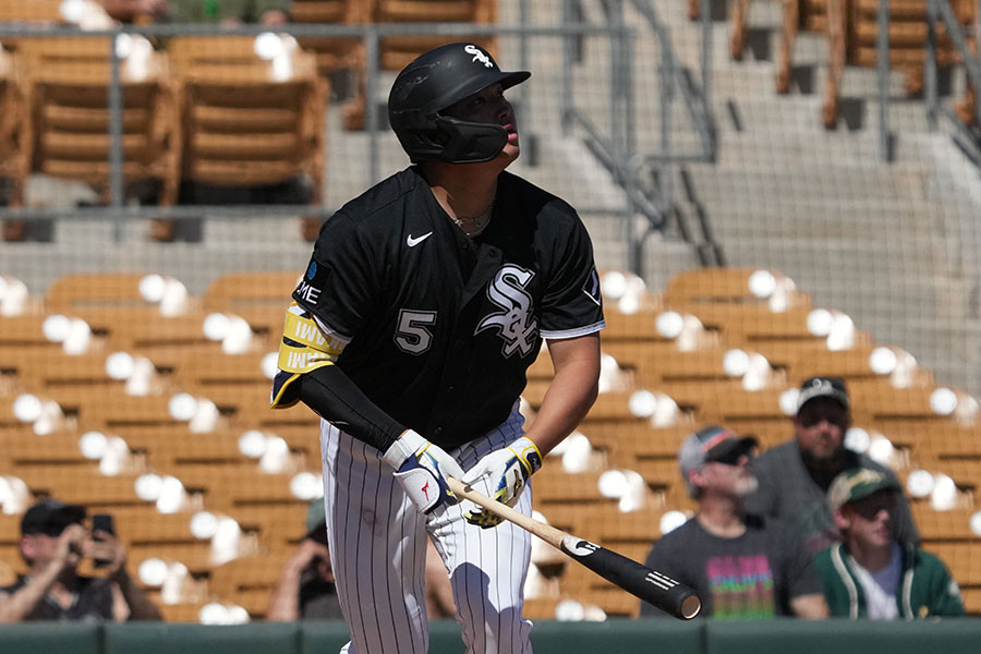 本塁打を放ったホワイトソックスの村上宗隆【写真：ロイター】