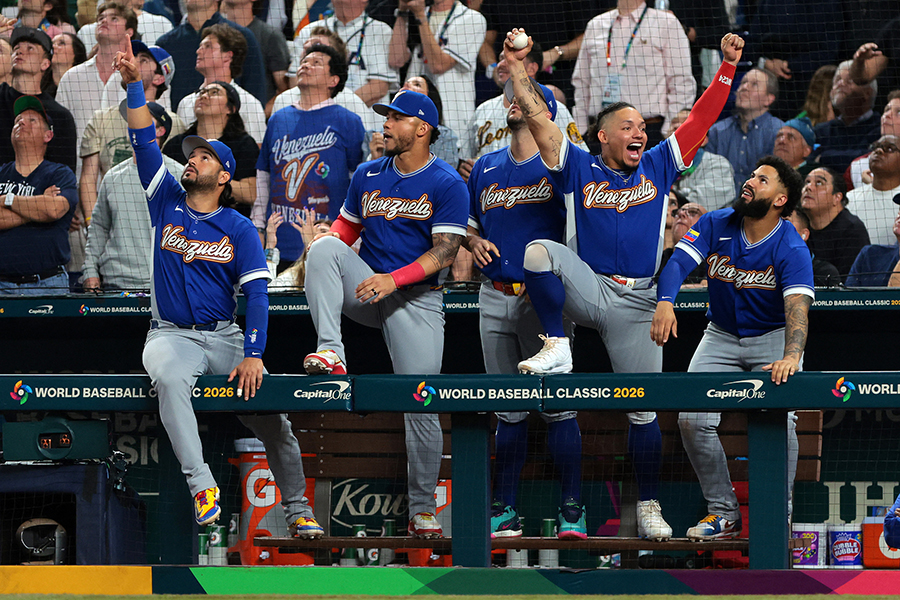 3-2で米国を下し、WBC初優勝したベネズエラ【写真：ロイター】