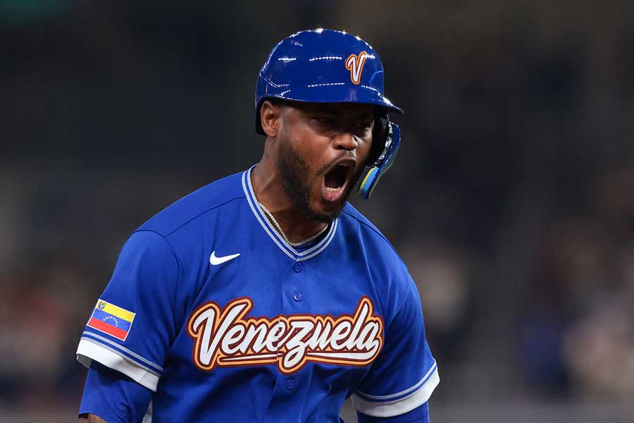 WBCで優勝したベネズエラ代表のマイケル・ガルシア【写真：ロイター】