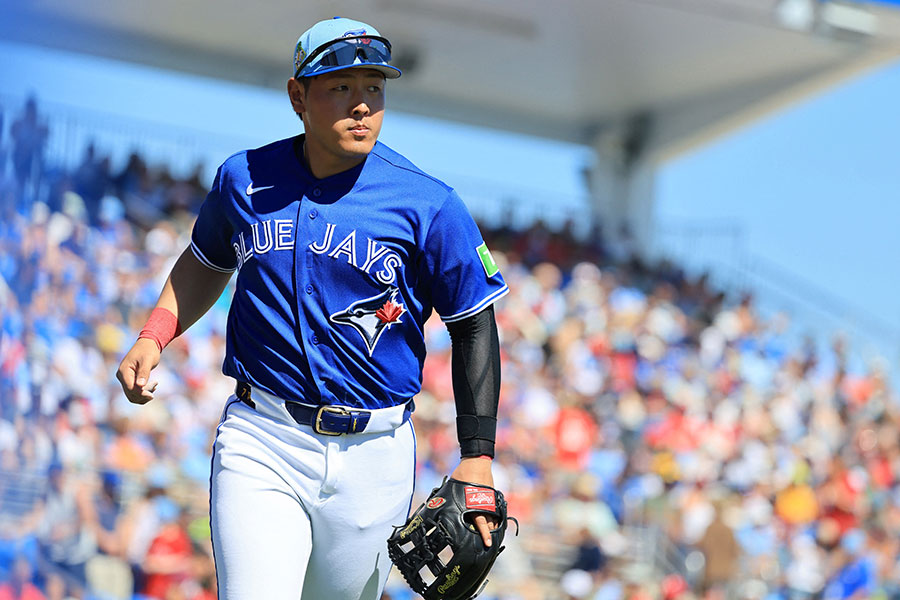 ブルージェイズの岡本和真【写真：ロイター】