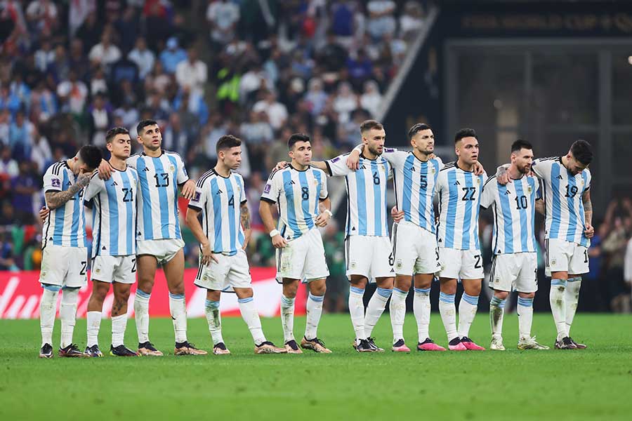 サッカーのアルゼンチン代表（画像は2022年撮影）【写真：森田直樹/アフロスポーツ】