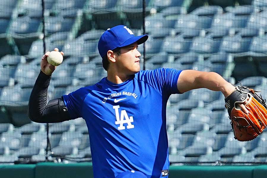ドジャースの大谷翔平【写真:荒川祐史】