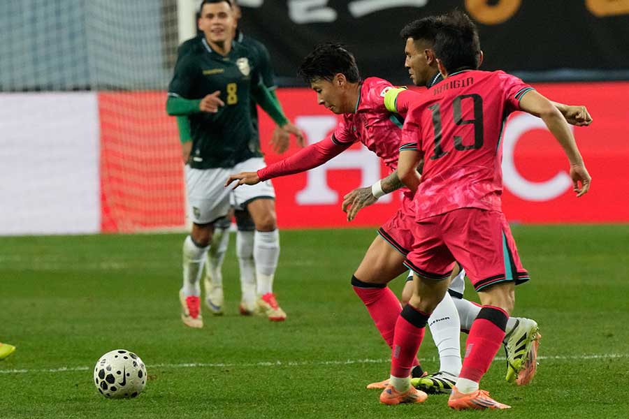 サッカー韓国代表【写真:AP/アフロ】